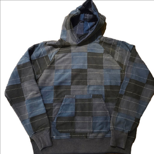 Samuel Zelig Patchwork Hoodie Size Large NWOT